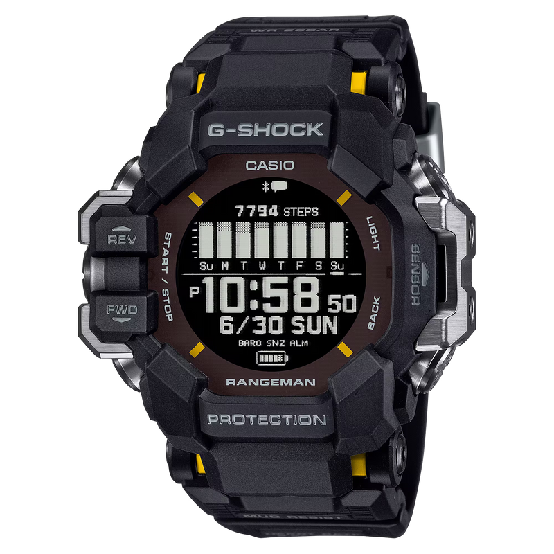 Unisex G-Shock Master Of G Rangeman Watch - Black - GPR-H1000-1ER