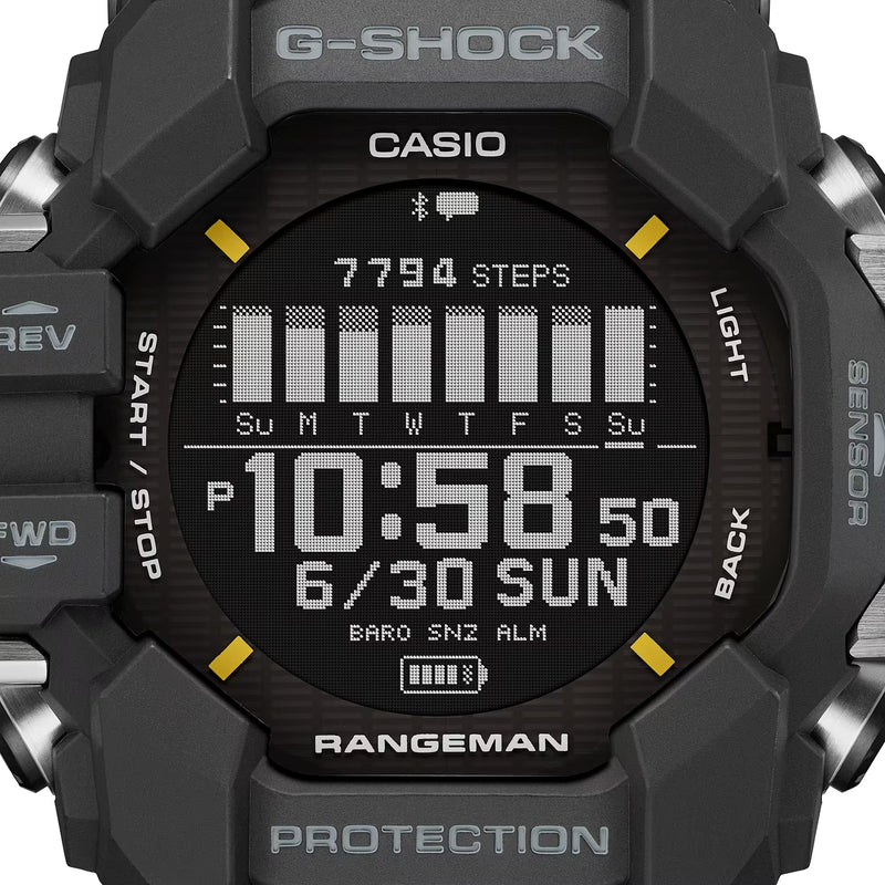 Unisex G-Shock Master Of G Rangeman Watch - Black - GPR-H1000-1ER