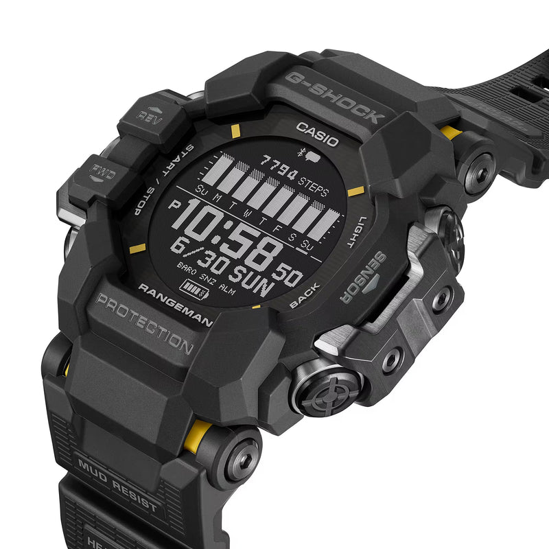 Unisex G-Shock Master Of G Rangeman Watch - Black - GPR-H1000-1ER