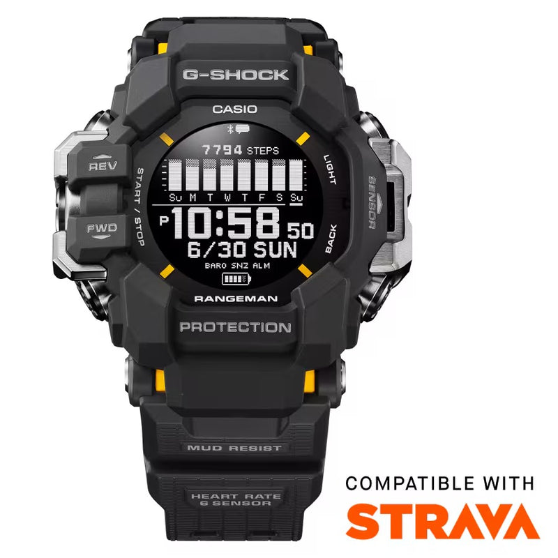 Unisex G-Shock Master Of G Rangeman Watch - Black - GPR-H1000-1ER