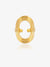 Into the Groove Adjustable Size Ring - Gold - GRR02GP