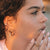 Large Huggie Hoop Earrings - Gold - SPG-194