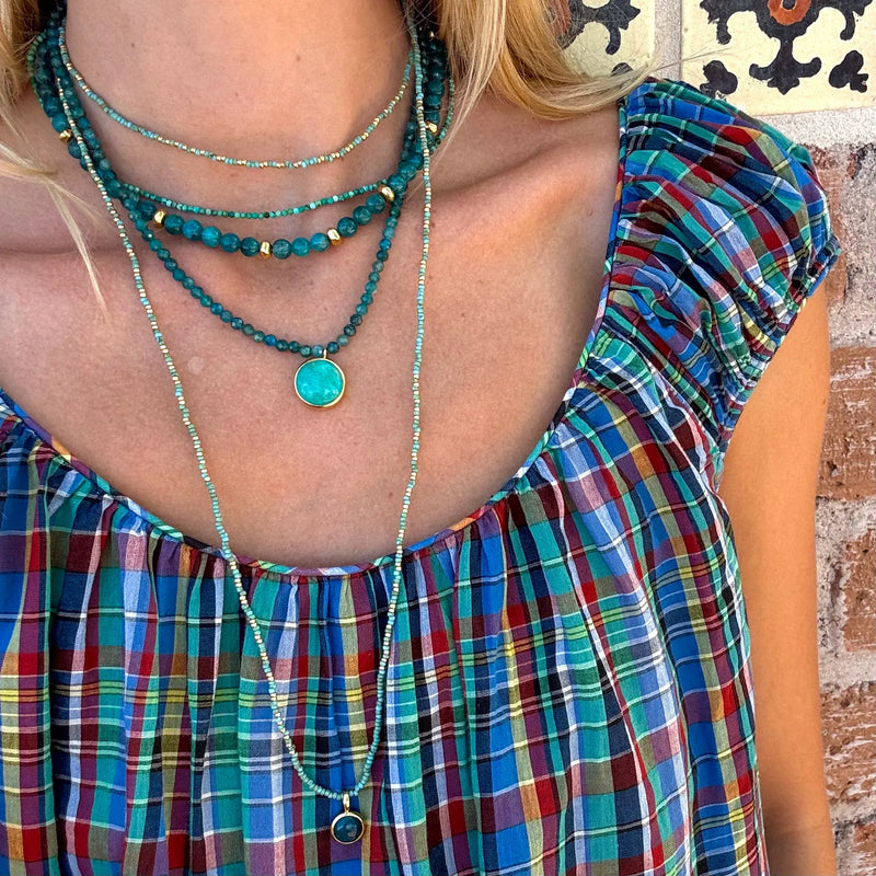 Apatite Beaded Necklace
