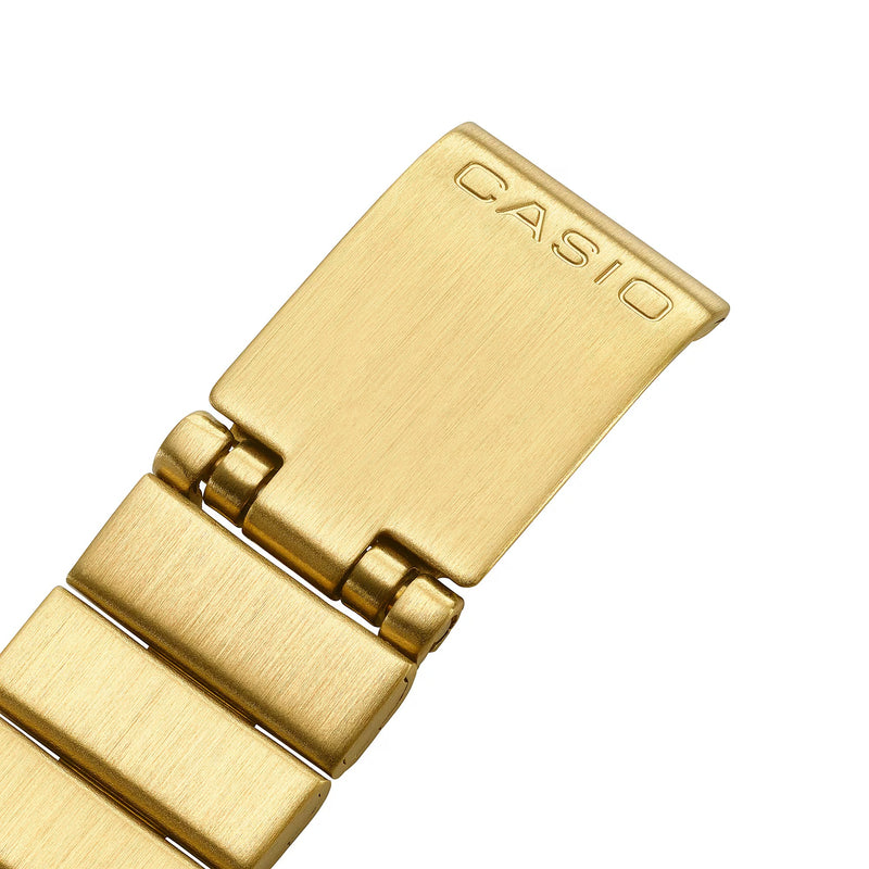 Unisex Vintage Mini Digital Watch - Gold - LA670WEGA-9EF