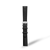 FIABA Square Ladies Watch - Stainless Steel/Black Leather- FA1205-SS001-110-2