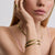 Molten Bangle Slim - Gold