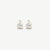 Classic Pear Solitaire Earrings - Gold