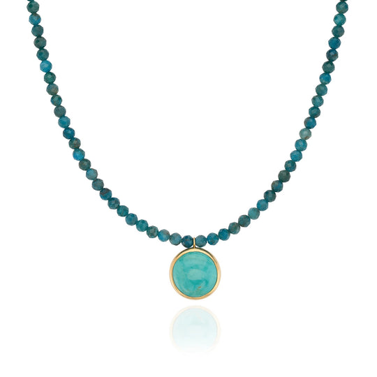 Namaste Necklace - Apatite