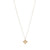 Mini Clover Necklace - Reversible - Gold - NK10906-TWT