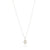 Mini Drop Necklace - Reversible - Gold/Silver - NK10907-TWT