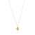 Mini Drop Necklace - Reversible - Gold/Silver - NK10907-TWT