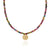 Multi-Color Jade Pendant Necklace