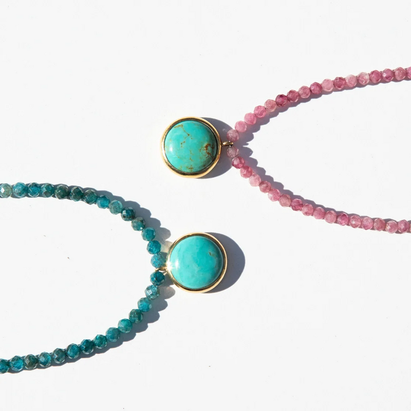 Namaste Necklace - Apatite