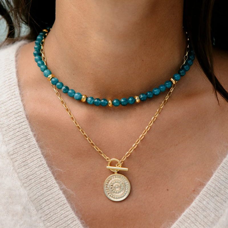 Apatite Beaded Necklace