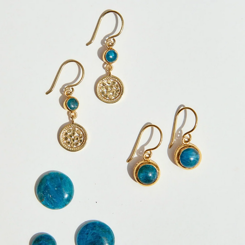 Apatite Double Drop Earrings