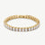 Asscher Cut Bracelet - Gold