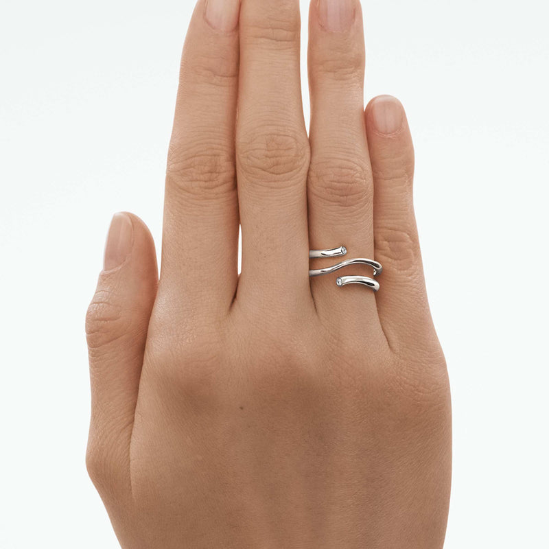 Diamond Magic Ring Outer, Size 56 - 18ct White Gold - 200003420056