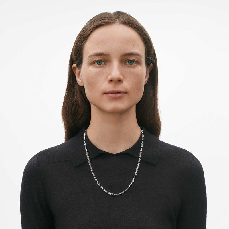 Reflect Slim Necklace - Silver