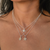 Mini Drop Necklace - Reversible - Gold/Silver - NK10907-TWT