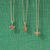 Mini Drop Necklace - Reversible - Gold/Silver - NK10907-TWT