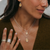 Mini Drop Necklace - Reversible - Gold/Silver - NK10907-TWT