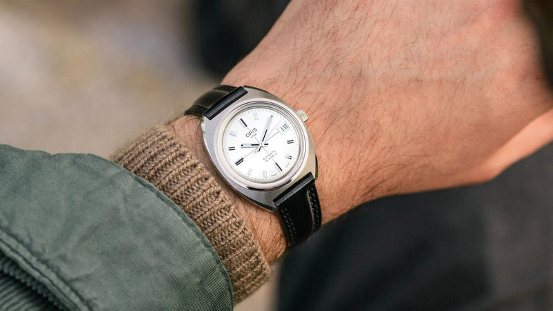 Oris Star Edition Watch, Silver/Black