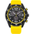 Men's Sport Chronograph Watch, Black/Yellow - AT2585-08E