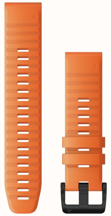 Quickfit Watch Strap, 22mm - Ember Orange Silicone