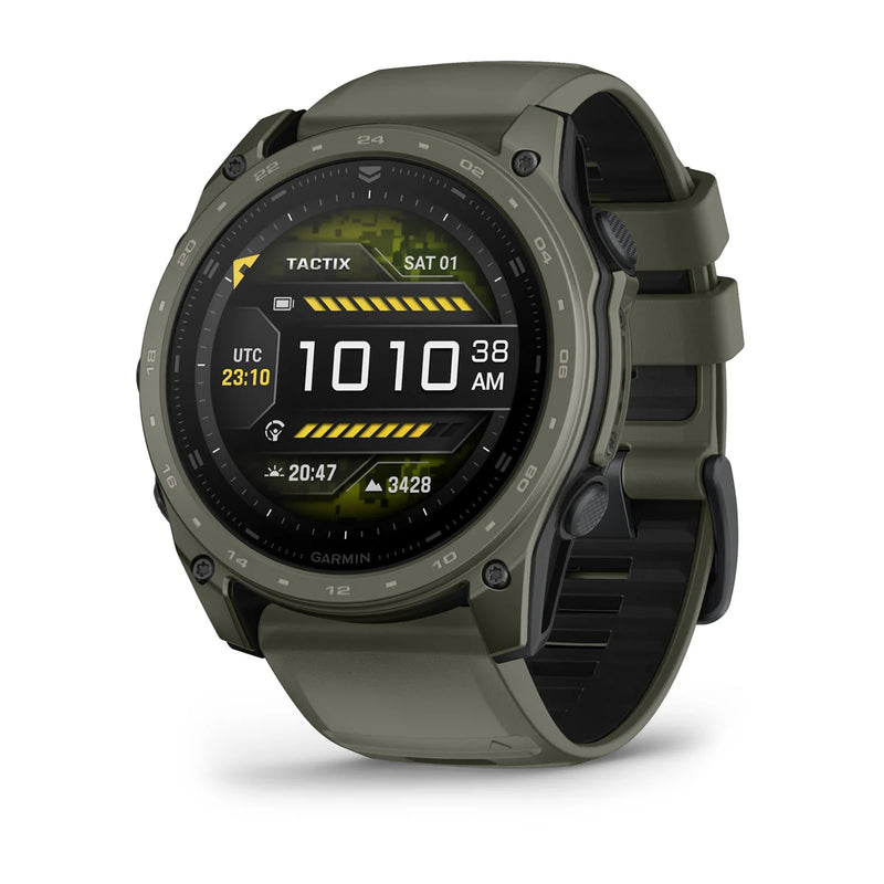 Tactix 8 AMOLED, Cerakote Coating, Smartwatch, 51mm - Olive - 010-04553-11