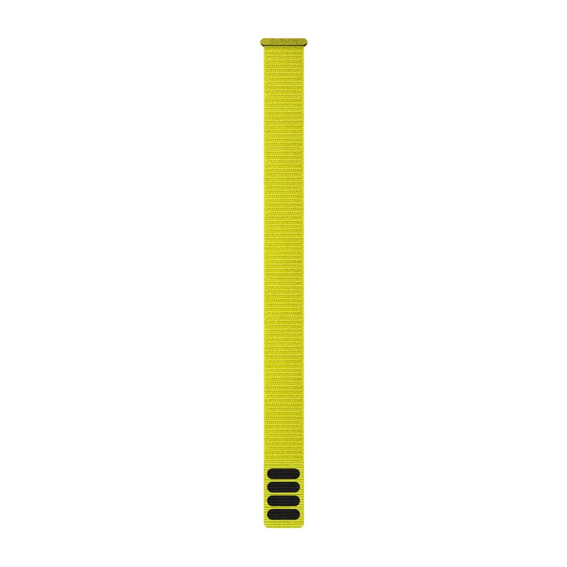 UltraFit Nylon Watch Strap, 22mm - Amp Yellow