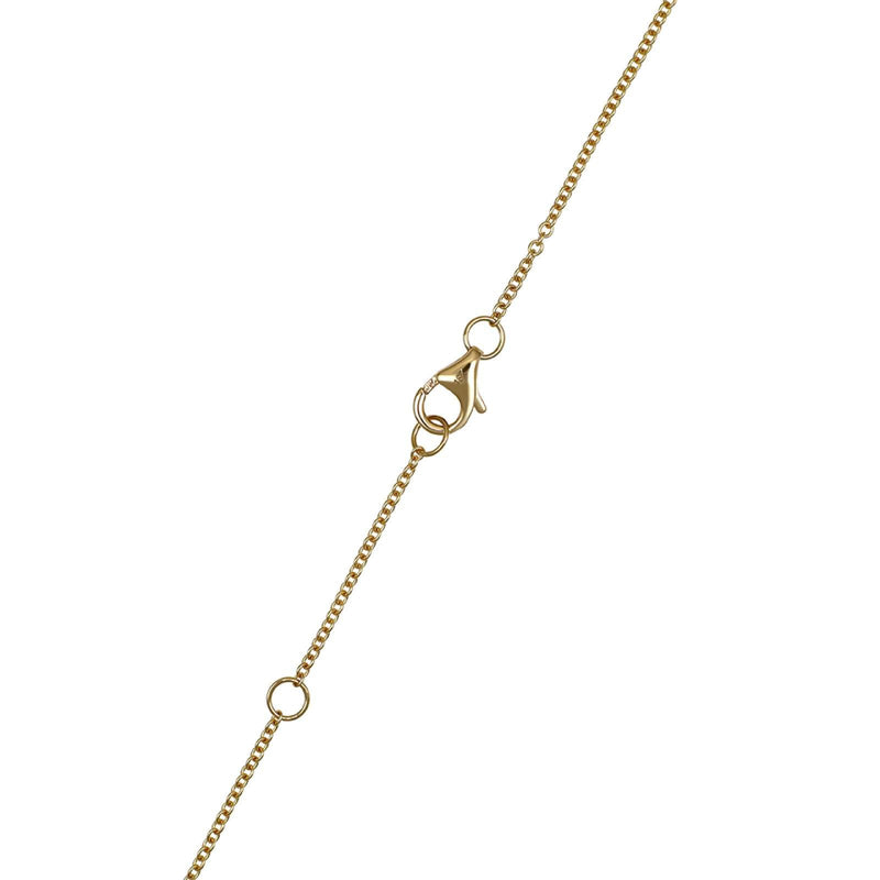Quatrefoil Diamond Necklace, 0.27ct - 18ct Yellow Gold - DOM378/NA