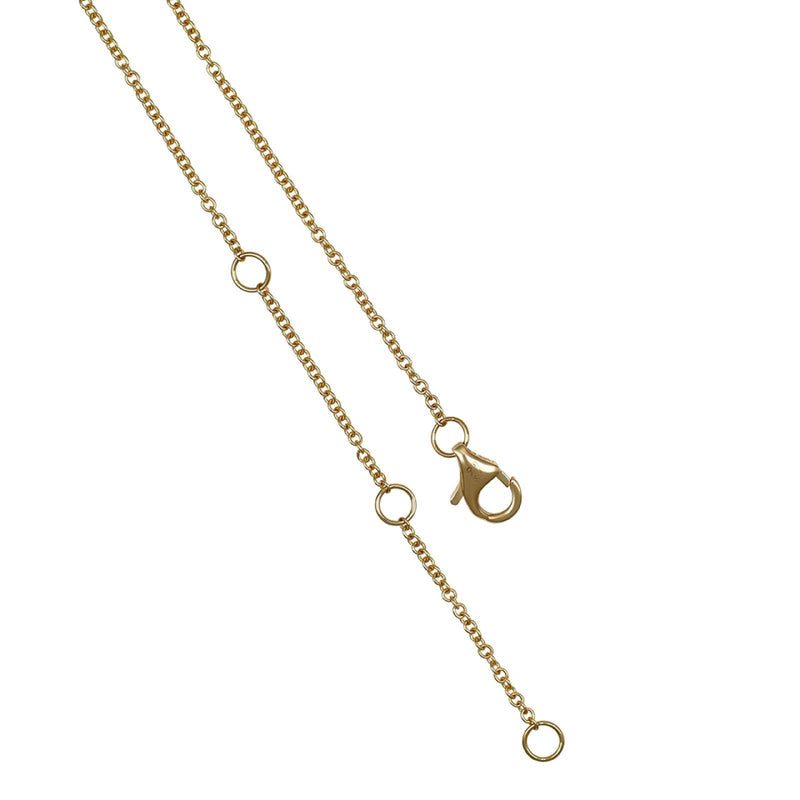 Quatrefoil Diamond Necklace, 0.27ct - 18ct Yellow Gold - DOM378/NA