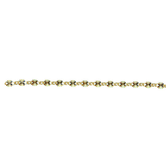 Yellow Gold Filled Starburst Link Chain