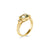 Green Amethyst Ring, 1.37ct - 18ct Yellow Gold - DOM322/RA/N