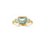 Green Amethyst Ring, 1.37ct - 18ct Yellow Gold - DOM322/RA/N