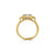 Green Amethyst Ring, 1.37ct - 18ct Yellow Gold - DOM322/RA/N