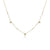 Quatrefoil Diamond Necklace, 0.27ct - 18ct Yellow Gold - DOM378/NA
