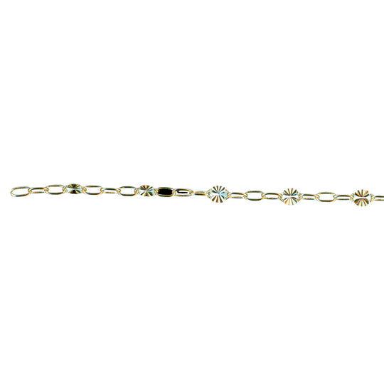 14ct Gold Filled Sunburst Cable Chain