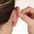 Sparkling Star Flat Back Earring (Single) - Gold - SPG-4a