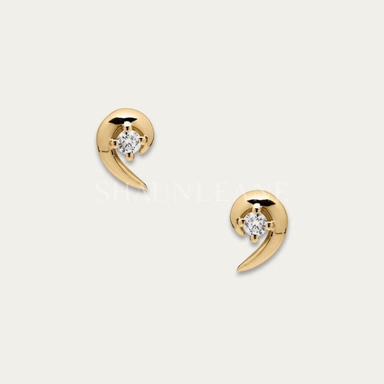 Talon Diamond Stud Earrings - Gold - HT044.YVWHEOS