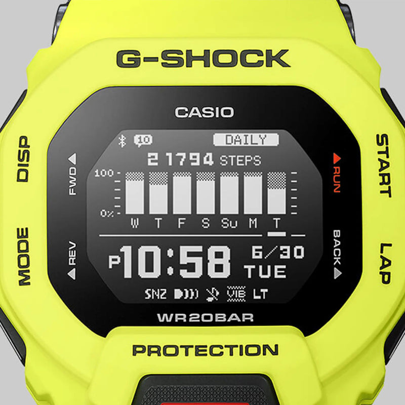 Unisex G-Shock G-Squad Digital Watch - Green/Black - GBD-200-9ER