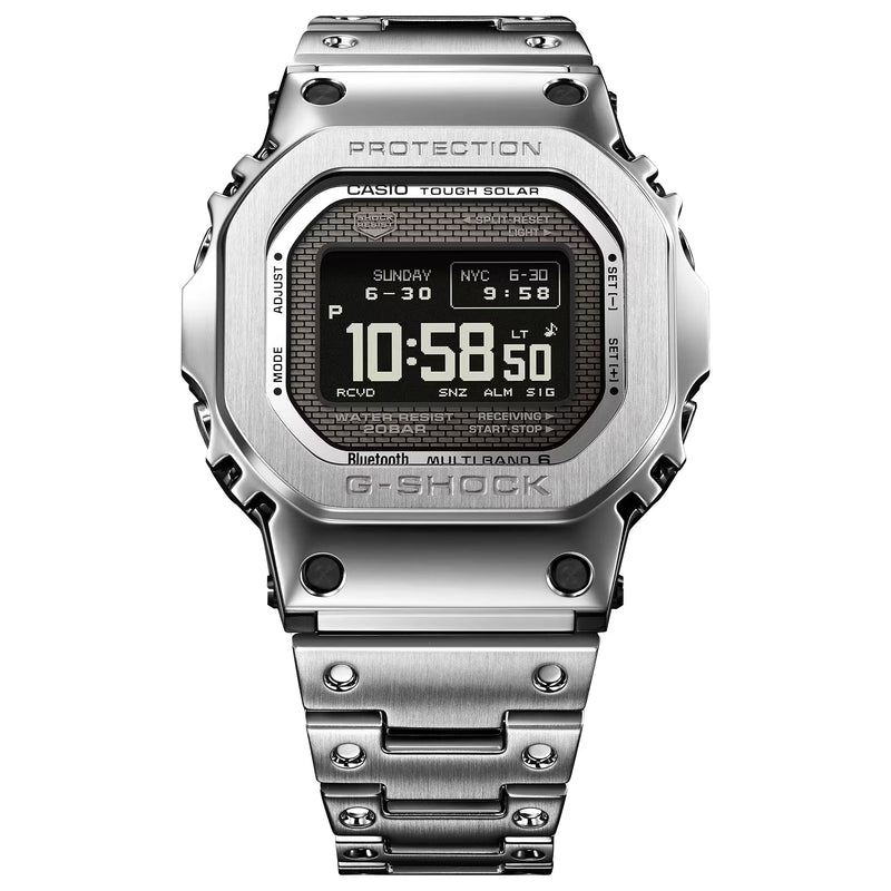 Unisex G-Shock Full Metal Watch - Silver/Black - GMW-BZ5000D-1ER
