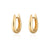 Claw Huggie Earrings - Gold - SPG-39