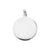 18mm Round St Christoper Pendant & Chain - Sterling Silver