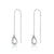 Illusion Threader Earrings - Silver - SPS-146