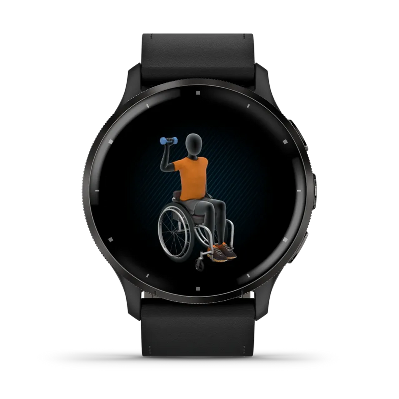 Venu 3 Smart Watch, 45mm -  Black & Slate - 010-02784-52