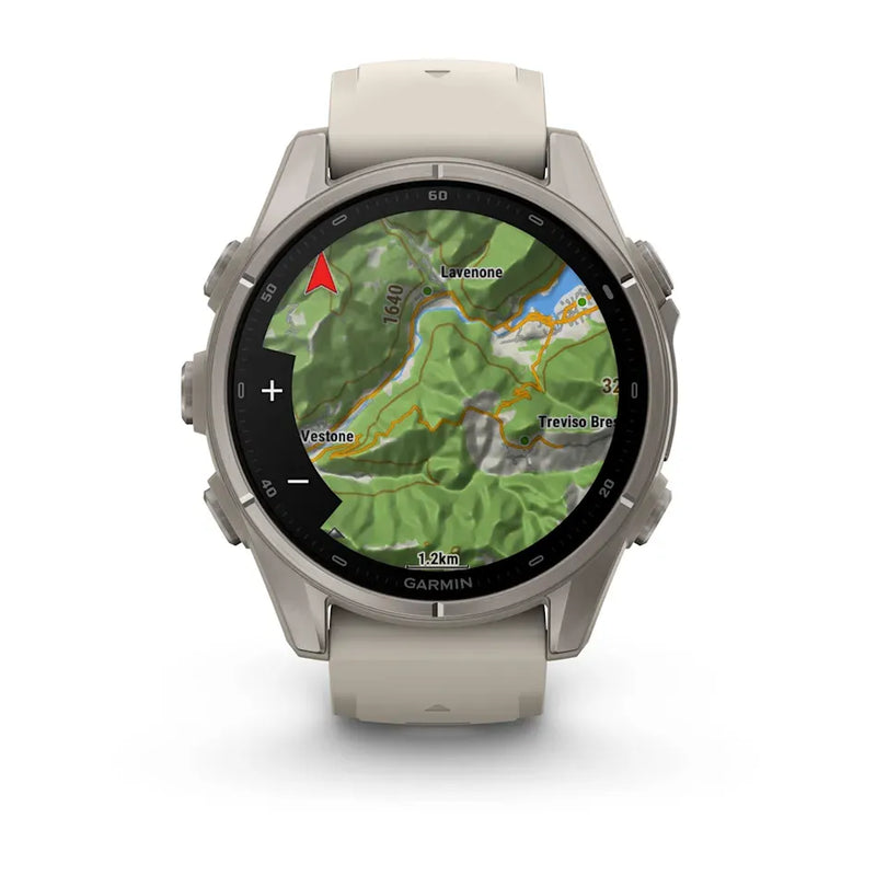 Fenix 9 Smartwatch, 43mm - Titanium with Fog Grey Silicone Band - 010-04761-01