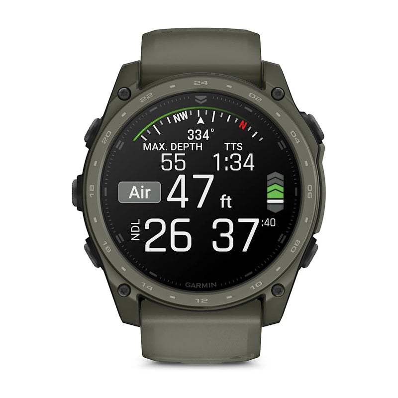 Tactix 8 AMOLED, Cerakote Coating, Smartwatch, 51mm - Olive - 010-04553-11