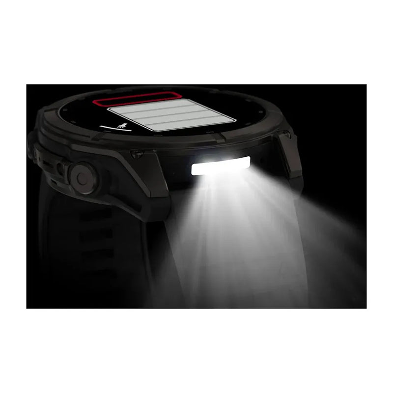 Fenix 9 Smartwatch, 51mm - Carbon Grey DLC Titanium with Black Silicone Band - 010-04763-11