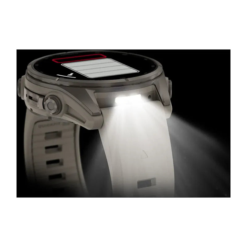Fenix 9 Smartwatch, 43mm - Titanium with Fog Grey Silicone Band - 010-04761-01
